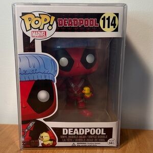 Marvel Deadpool Funko Pop with Shower Cap & Rubber Duck